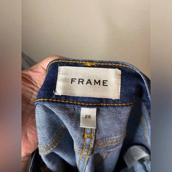 FRAME Le High Straight Jeans // Rosalie - Picture 8 of 12
